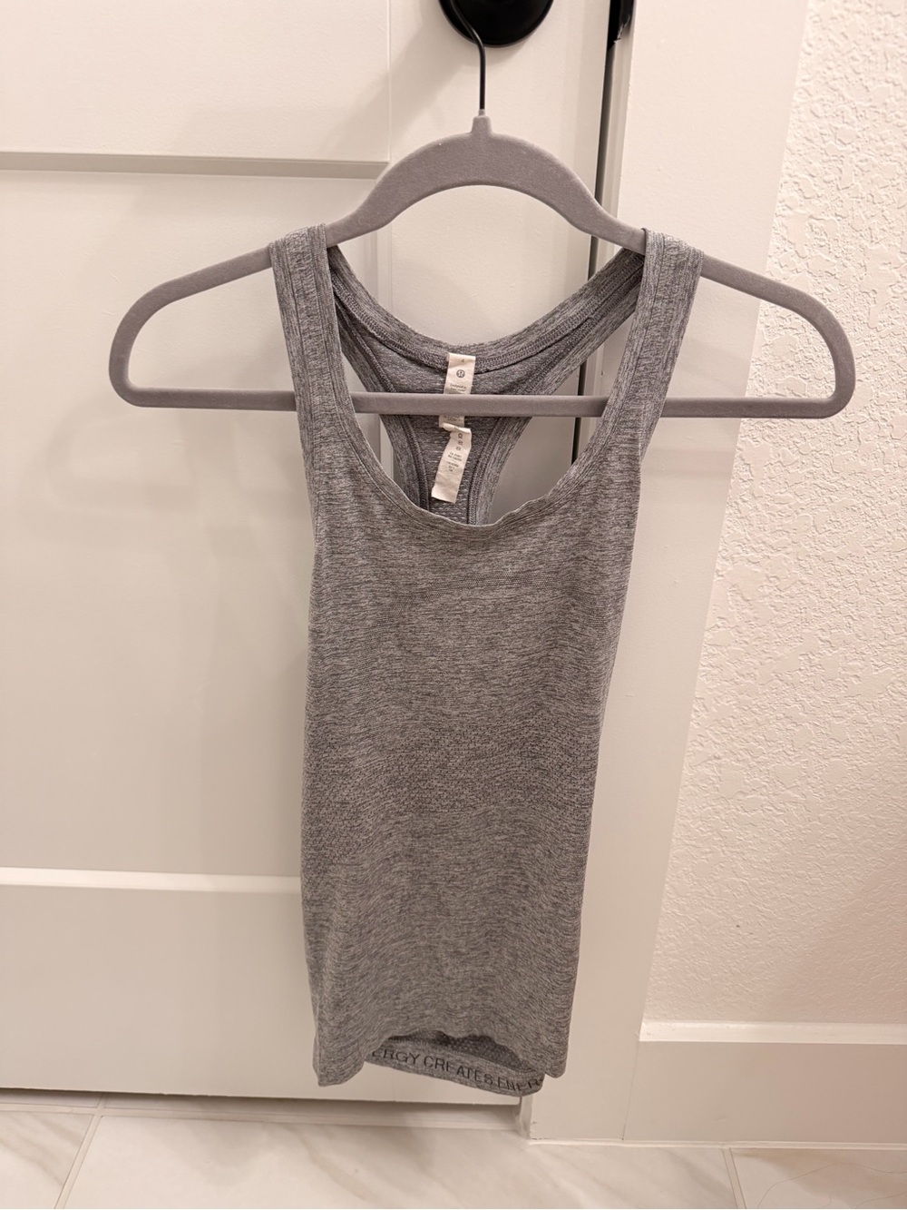 lululemon athletica Gray Racerback Tank